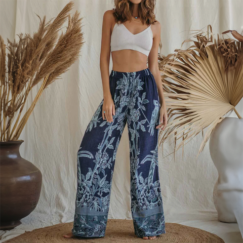 'Blue Elsa' Lounge Pants by Brahmaki of India