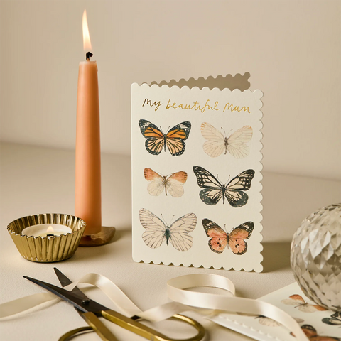 Butterfly "My Beautiful Mum" Card by Wanderlust