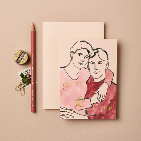 Couple "You & Me" Card by Wanderlust