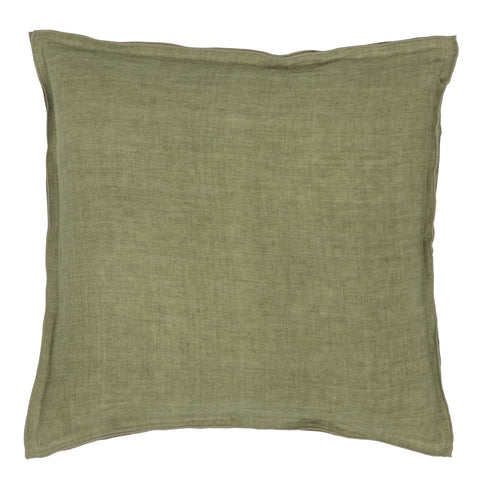 Linen 'Olive' Cushion by Bungalow of Denmark