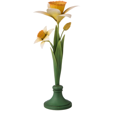 Daffodil Candle Holder in 'Straw' by Bungalow of Denmark