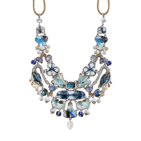 Fresh Water, Radiance Collection "27cm Drop, Blue" Necklace by Ayala Bar