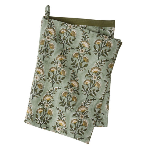 Cotton Kitchen Towel 'Calla Sage' by Bungalow of Denmark