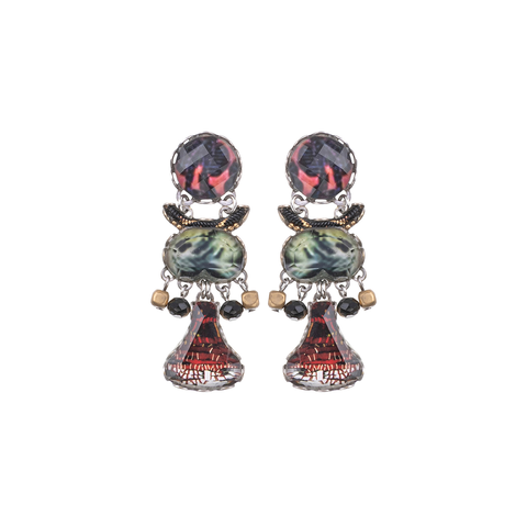 'Oriental Hues - Beatrice Earrings' by Ayala Bar