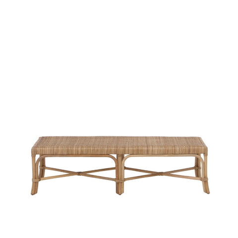 Natural 'Rattan Bench' by Bungalow of Denmark