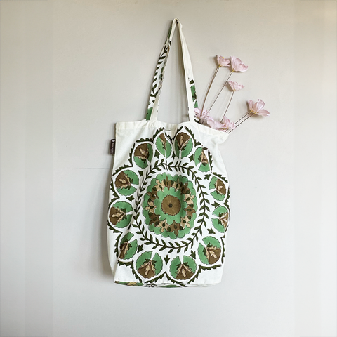 "Savannah Sage" Bungalow Tote Bag