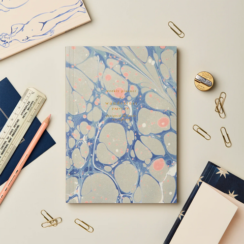 Weekly Planner 'Blue Marble' by Wanderlust