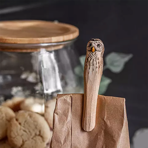 Wooden Peg 'Owl' by Wildlife Garden of Sweden