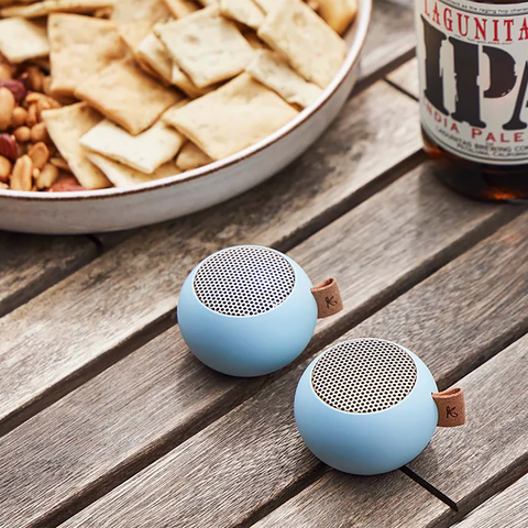 'aGO Mini Bluetooth Speaker - Cloudy Blue' by Kreafunk of Denmark