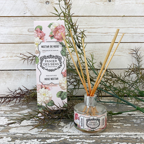 Reed Diffuser 'Rose Nectar' by Panier des Sens of Provence